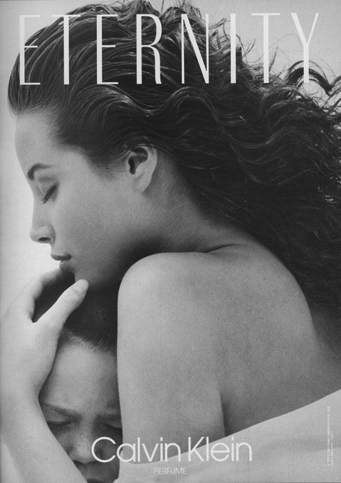 Una de las fotografias que Bruce Weber hizo para la campaña de Calvin Klein con la top Christy Turlington