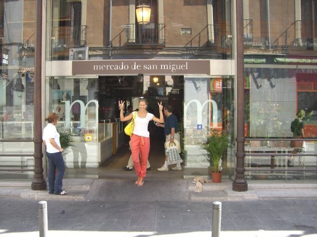 La puerta de "Mercado de San MIguel" ubicado en el corazón de Madrid