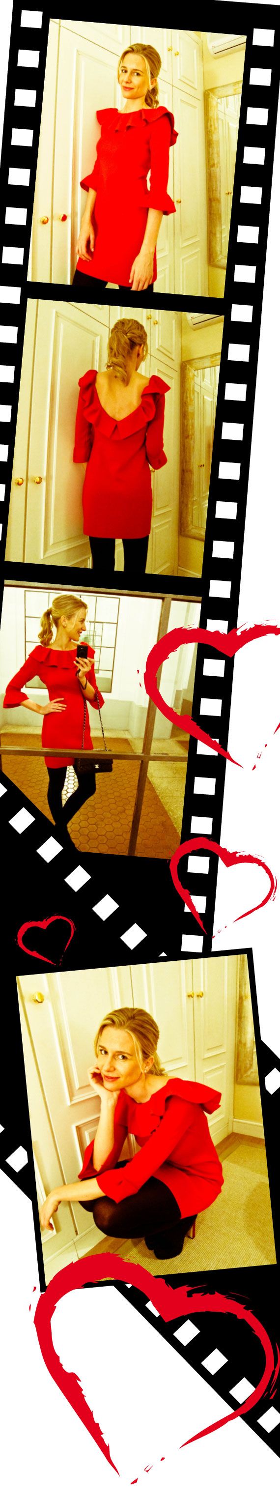 en esta ocasión me puse vestido de Jorge Vázquez y un super peinado de Cheska (www.cheska.es)!!!