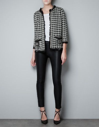 chaqueta pata de gallo
