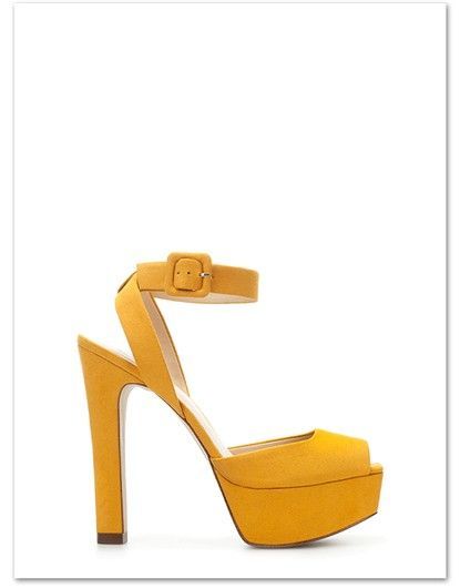 zapato mostaza