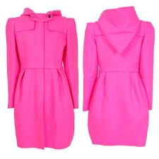 abrigo fucsia marc jacobs