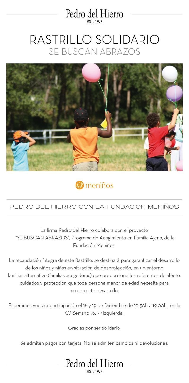 Invitacion rastrillo solidario