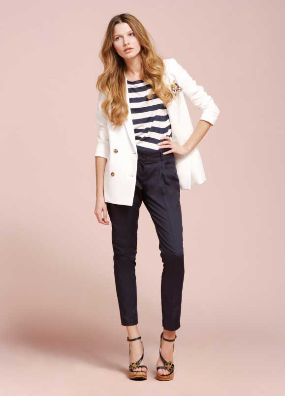 blazer blanca