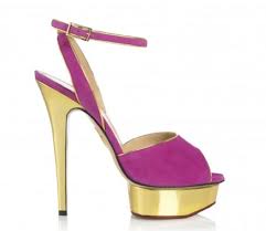 sandalias fucsia