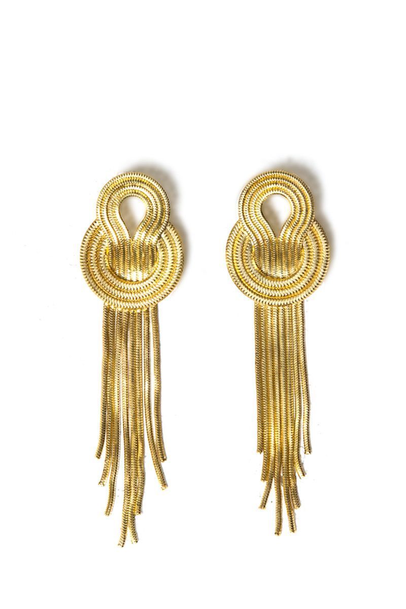 pendientes dorados