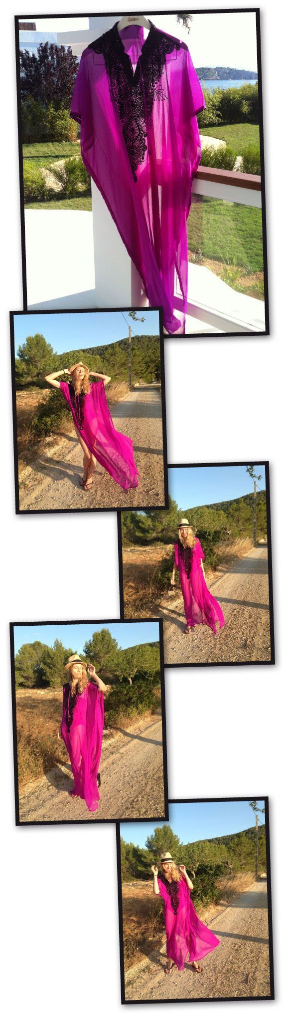 Kaftan de María León para posibles eventos chic de piscina.