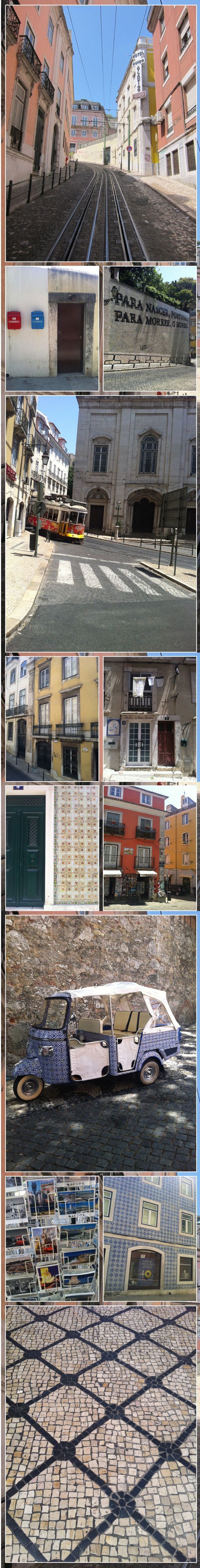 María Leon entre edificios y monumentos de Lisboa - Portugal