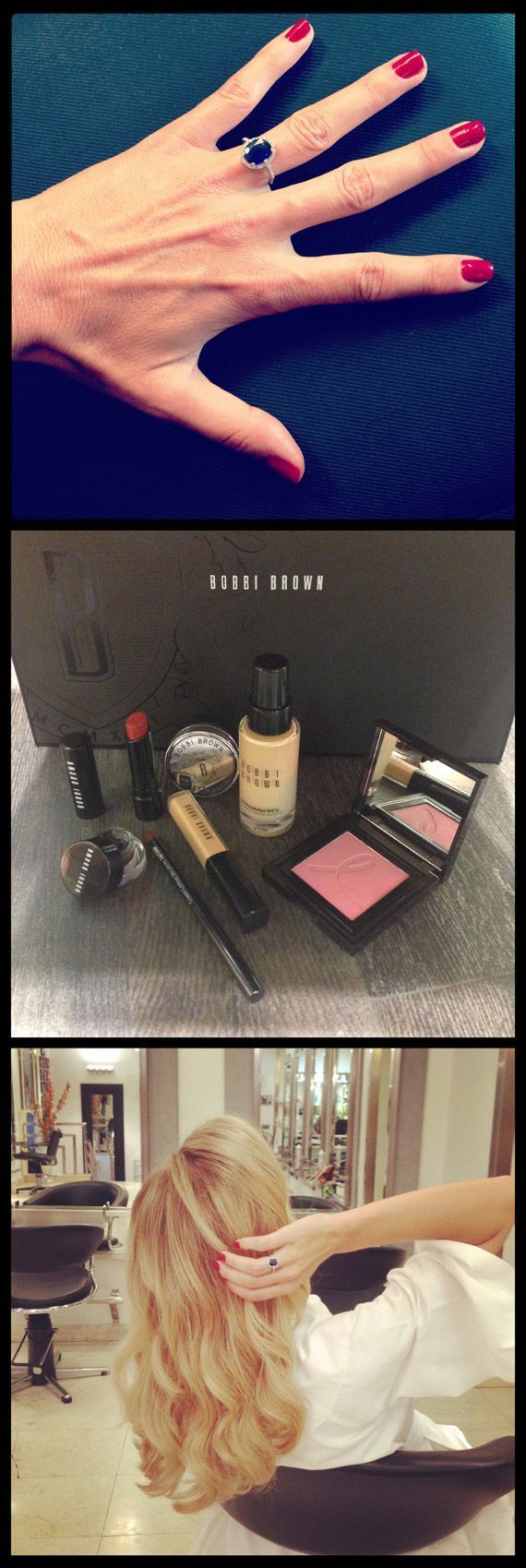 María León y su mani/pedi de Nails Couture conbinado con el maquillaje de Bobbi Brown