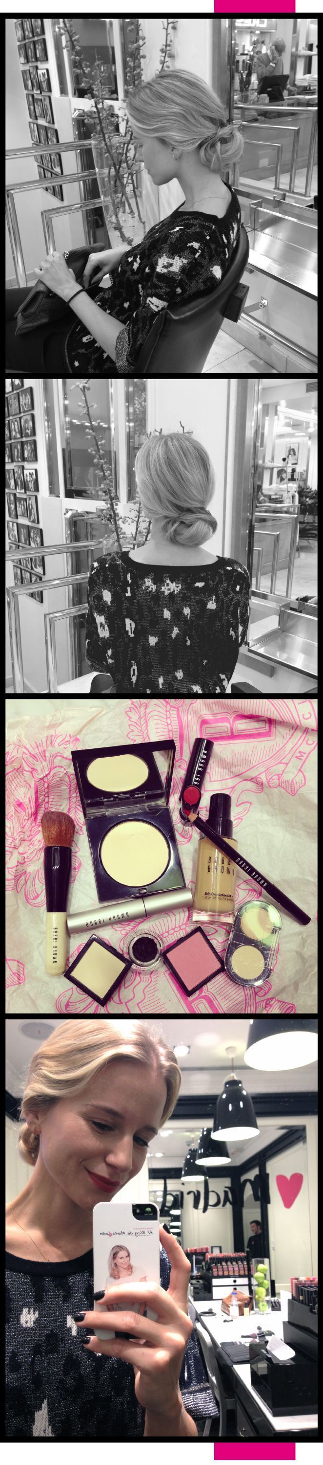 María León con peinado de Cheska y maquillaje de Bobbi Brown