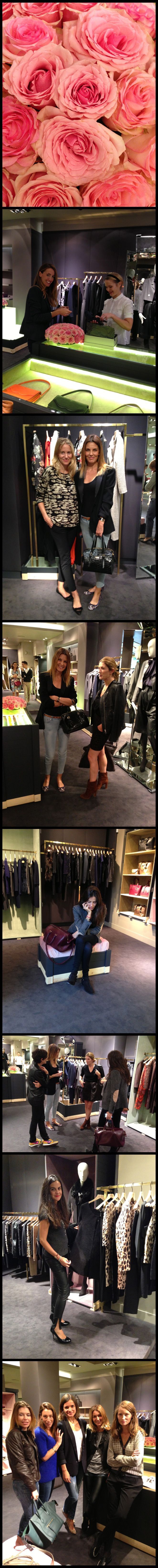 María León entre amigas en la presentación de la nueva línea Pedro del Hierro Madrid