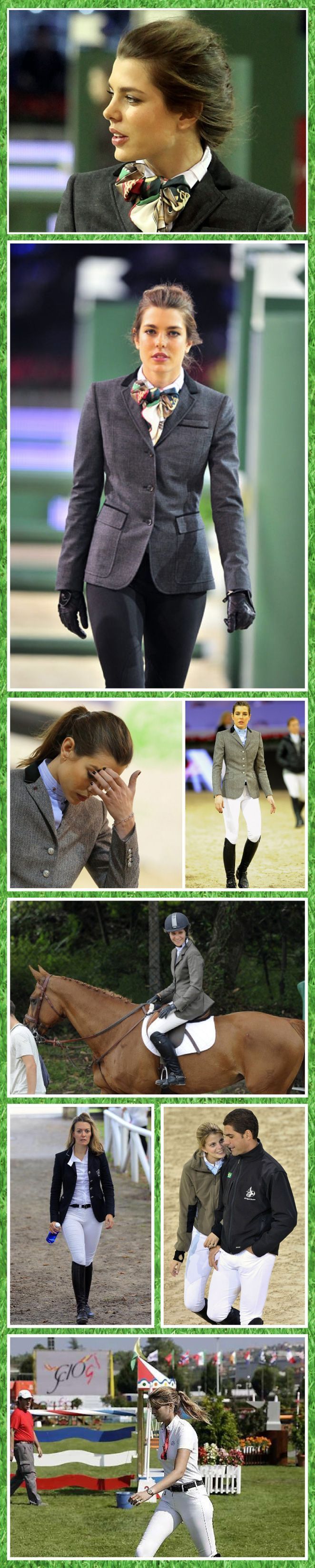Carlota de Mónaco y el estilo ecuestre