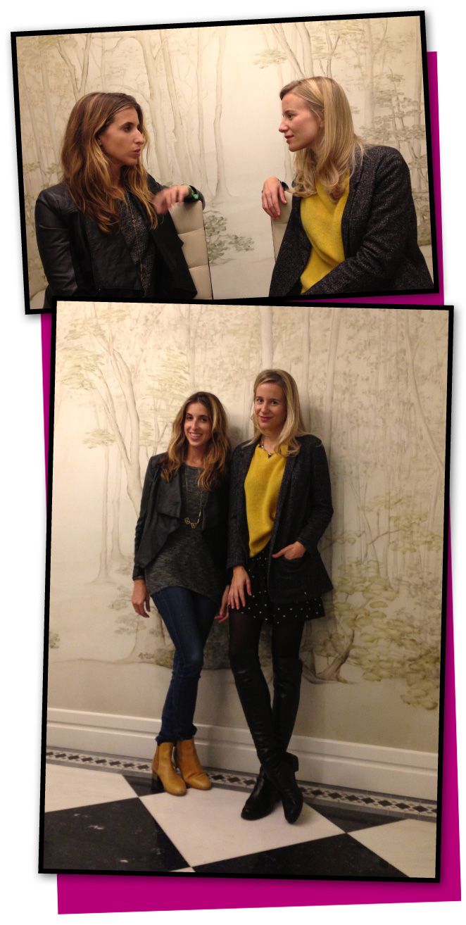 María León con Katia Beauchamp, una de las fundadoras de Birchbox.