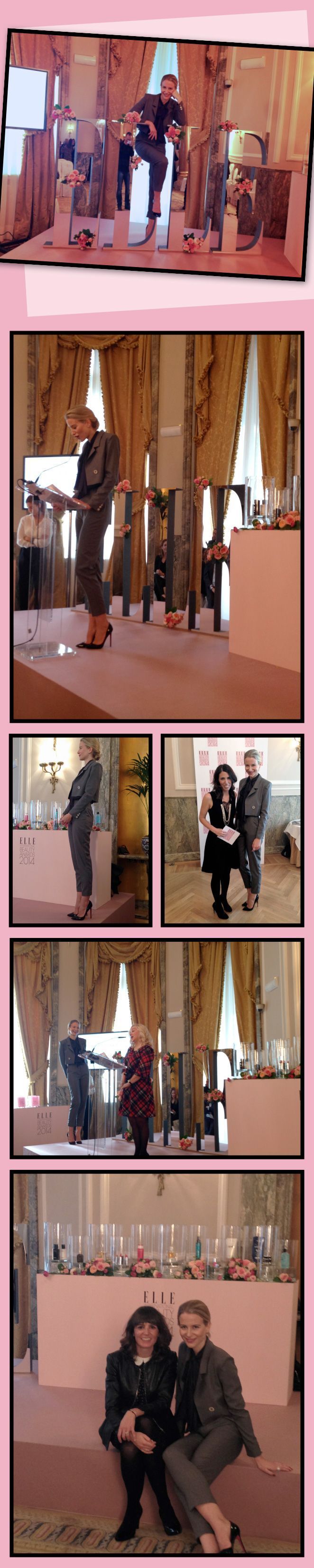 María León tuvo el honor de presentar los Elle International Beauty Awards 2014 en el Hotel Ritz.