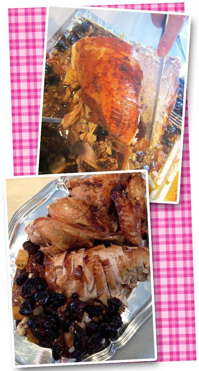 Una receta de Pavo al horno buenísima y su resultado final. Buenísimo!!