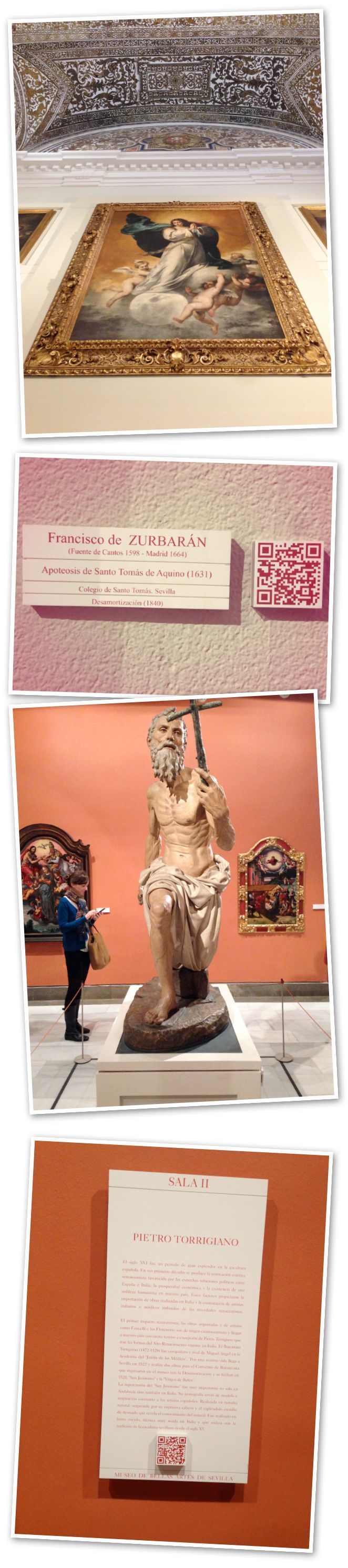 Algunas de las obras de arte de "Lo que cuenta el Arte".