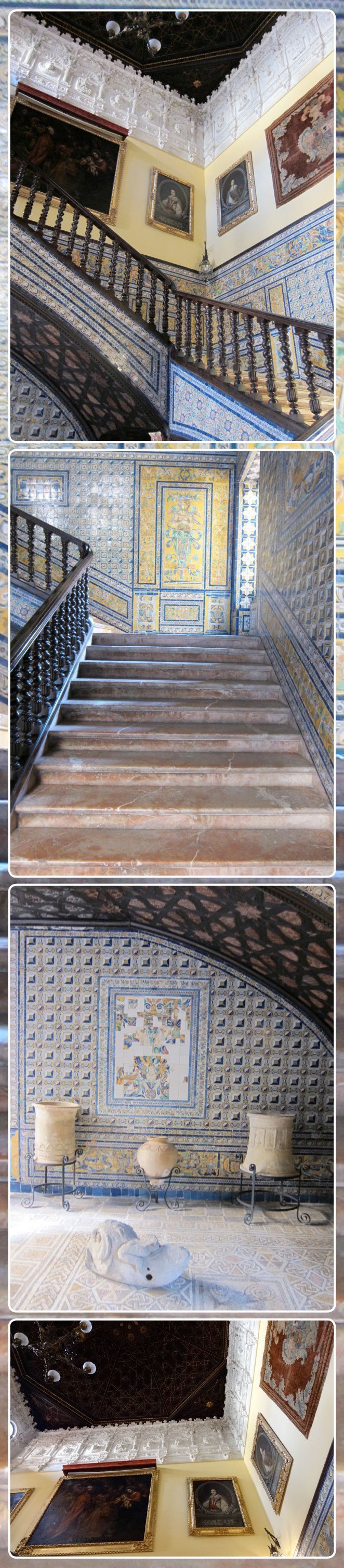 La escalera fue una de las mejores obras de la Condesa de Lebrija. La escalera fue una de las mejores obras de la Condesa de Lebrija.