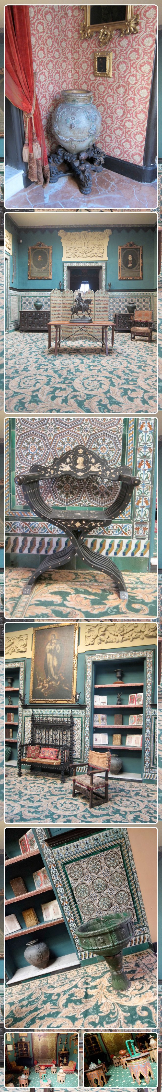 En la planta superior nos encontramos con diversas estancias. El Salón del Obispo, el salón Español, el salón Heráldico, el salón Árabe,etc. En la planta superior nos encontramos con diversas estancias. El Salón del Obispo, el salón Español, el salón Heráldico, el salón Árabe,etc.