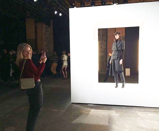 María León en la pasarela de moda de Pedro del Hierro en Nueva York