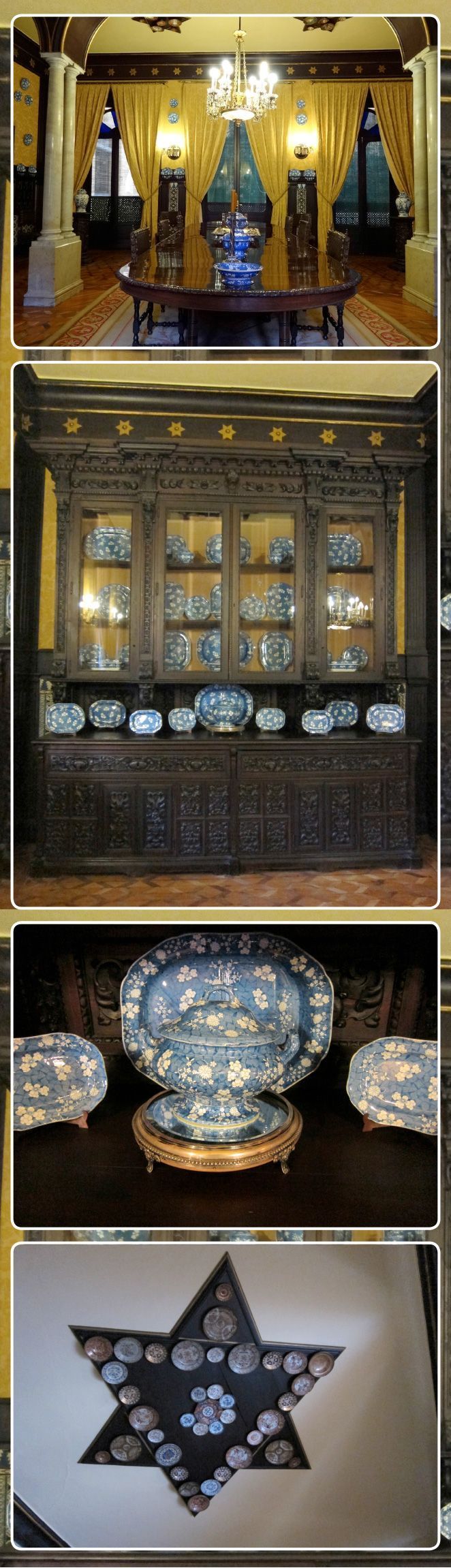 Comedor Principal con piezas de arte español y una espectacular vajilla de la casa Spode Comedor Principal con piezas de arte español y una espectacular vajilla de la casa Spode