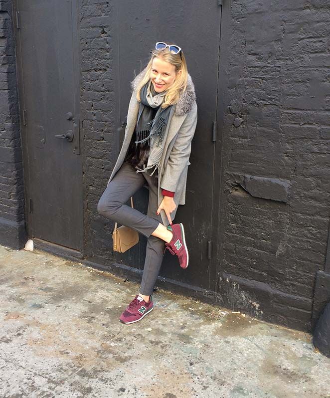 María León con cómodas New Balance por Nueva York.