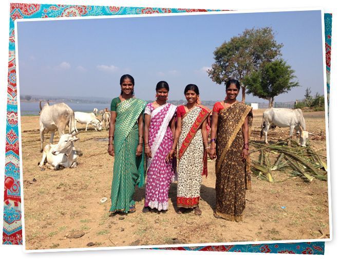 El estilo de las mujeres de la India
