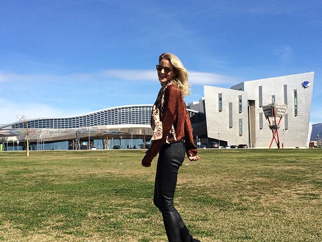 Sesión de fotos de estilo moda María León