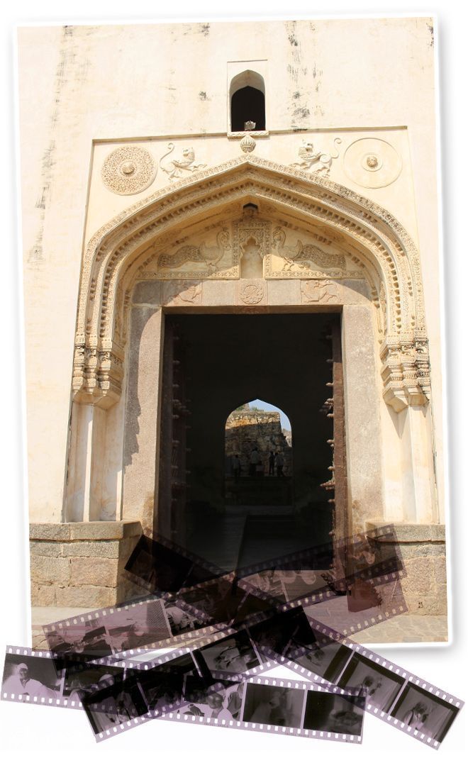 Entrada al fuerte de Golconda - Hyderabad