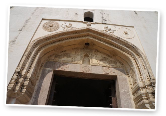 Entrada al fuerte de Golconda - Hyderabad