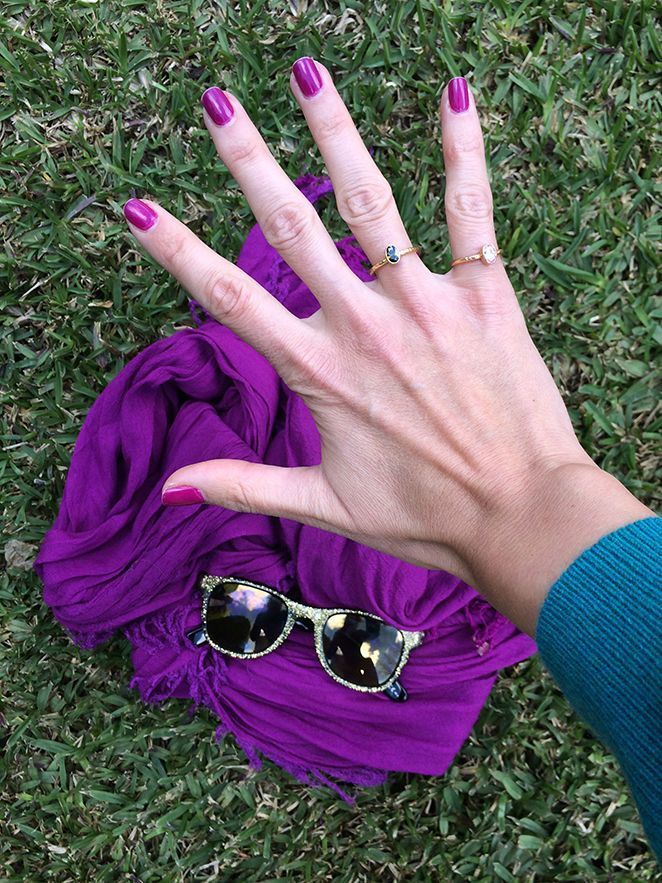 Anillos Cingara de Sevilla y gafas Jimmy Choo