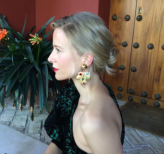 Pendientes “vintage” de Kiki Ritz Biarritz