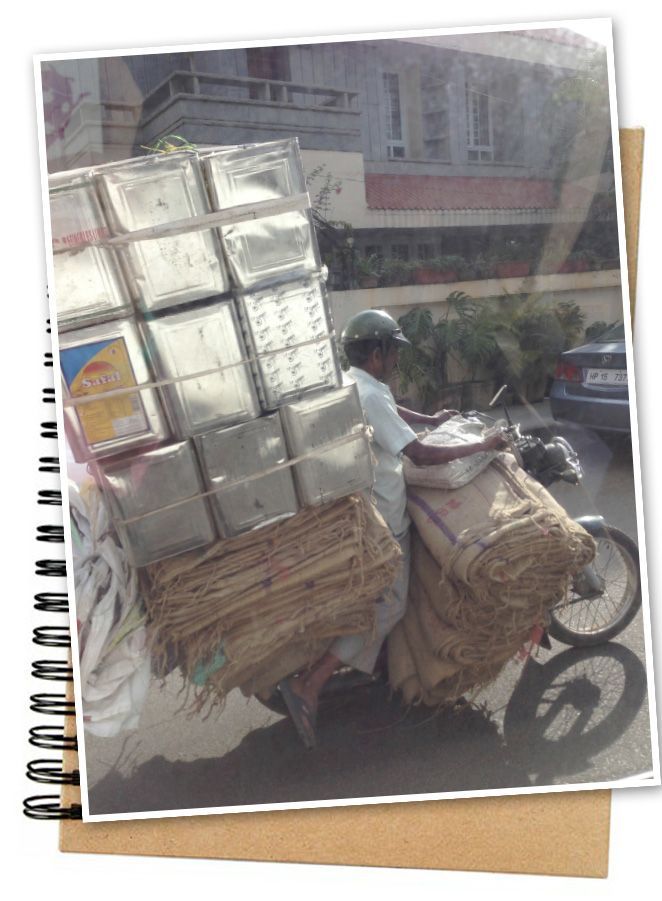 “tucs tucs” de los rickshaws en India