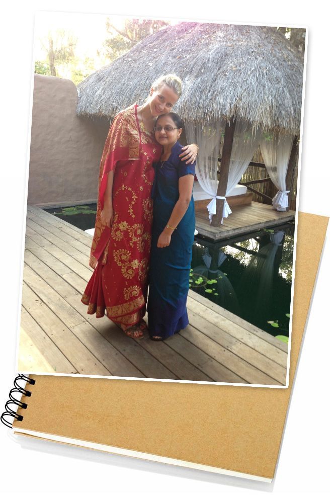 María León con Nitu de Coorg