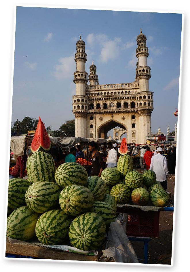 Charminar, construido en 1591 por Mohammed Quli Qutb - Hyderabad