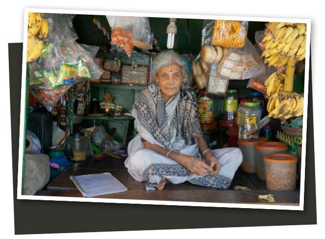 Mujer en India