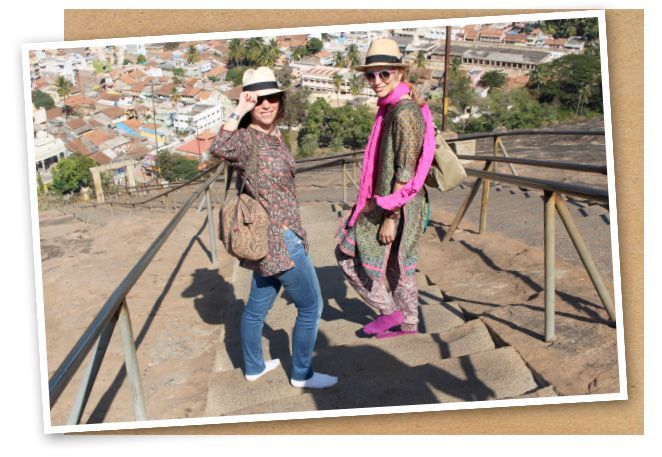 María León con Elisa de Geográfica XXI