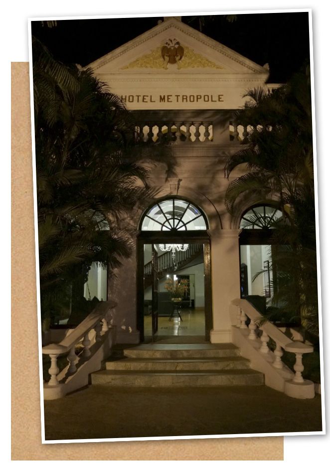 Hotel estilo colonial donde se alojaban los ingleses Maharaja de Mysore