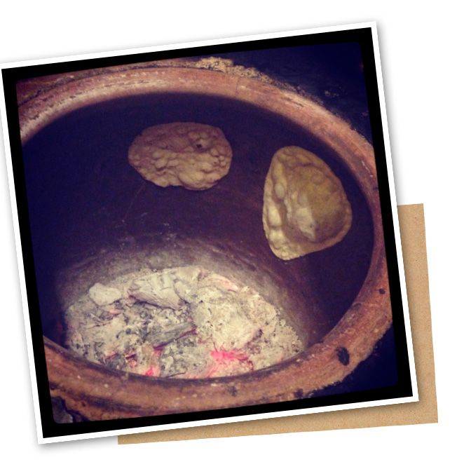 Elaboración de la cena al fuego