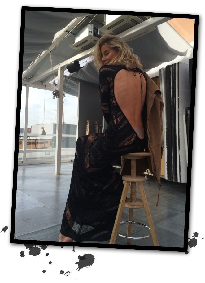 Algunas fotos del reportaje de la revista de moda Elle