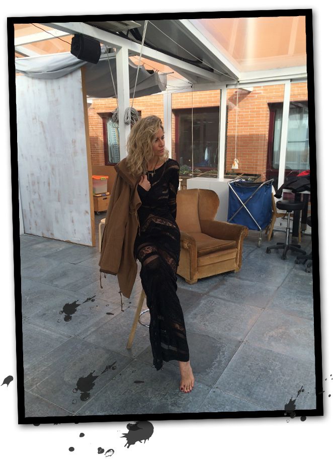 Algunas fotos del reportaje de la revista de moda Elle