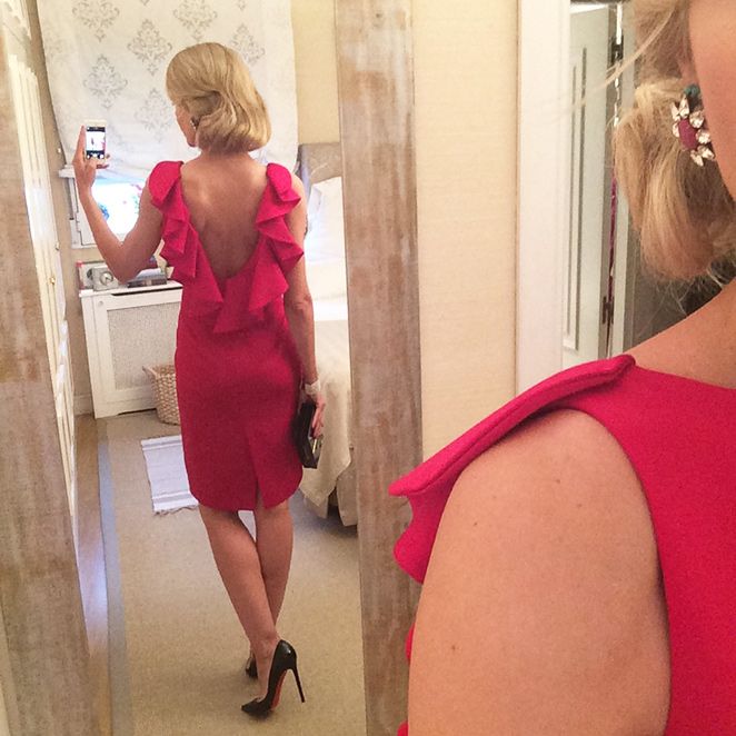María León con un elegante vestido Pedro del Hierro