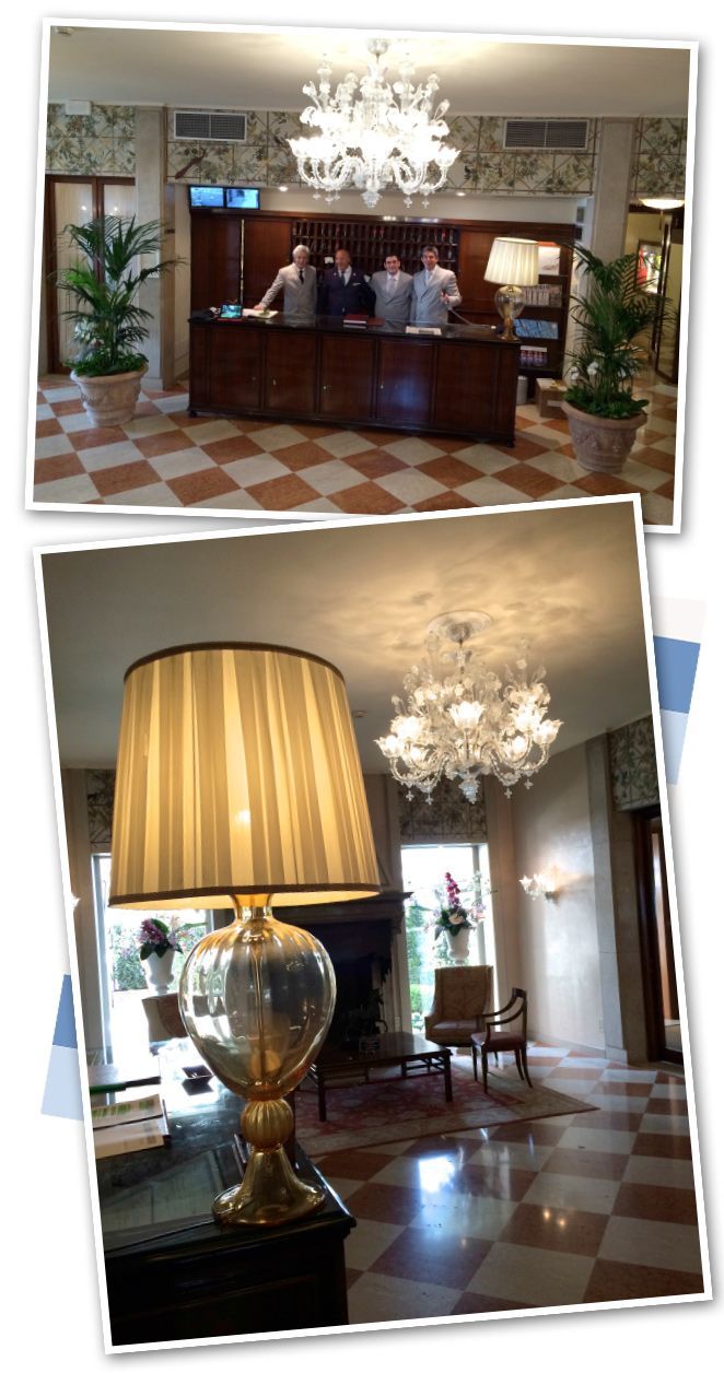 Gérad Gallet, quien se encargó de la opulenta decoración del hotel seleccionando exquisitos tejidos (algunos de ellos de Fortuny), elegantes muebles para su decoración y maravillosas lámparas de cristal de Murano.