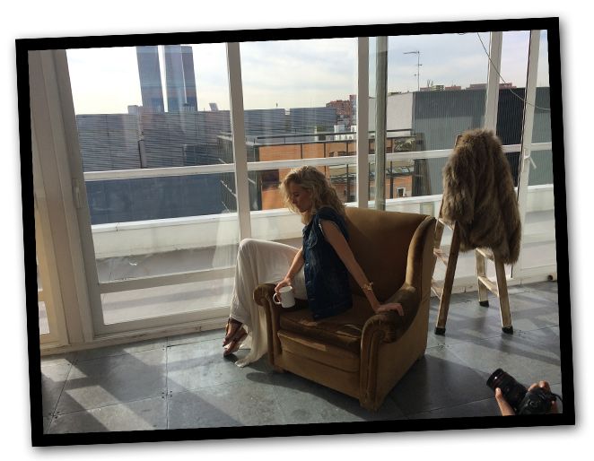 Algunas fotos del reportaje de la revista de moda Elle