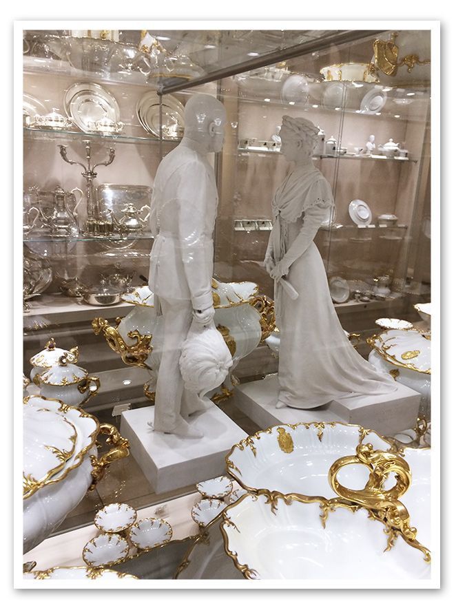 Impresionante vajilla del museo de Sisí - Viena