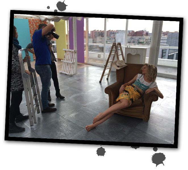Algunas fotos del reportaje de la revista de moda Elle