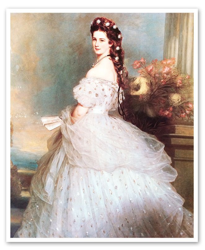 Cuadro de retrato en el museo de Sisí - Viena