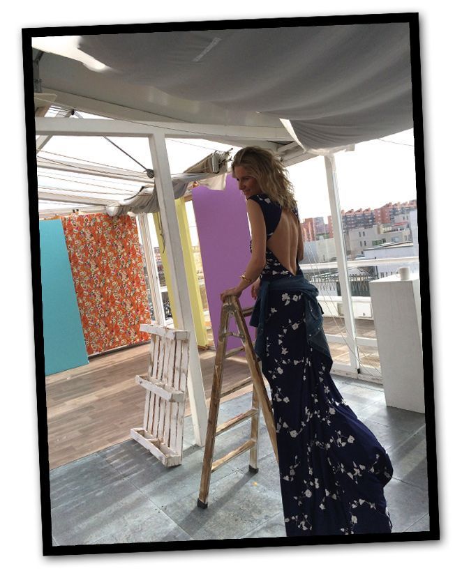 Algunas fotos del reportaje de la revista de moda Elle
