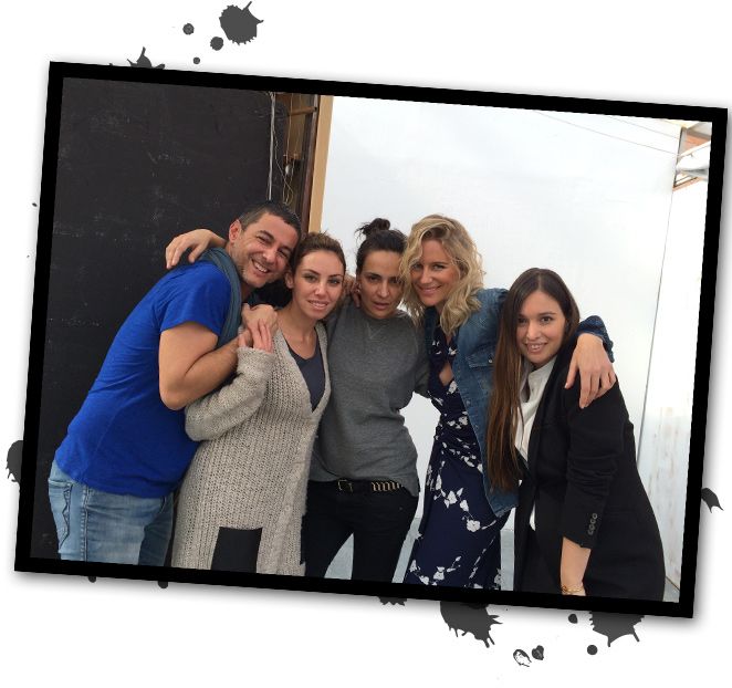 Algunas fotos del equipo de la revista de moda Elle