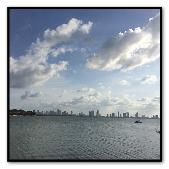 Imágenes del viaje a Miami de María León