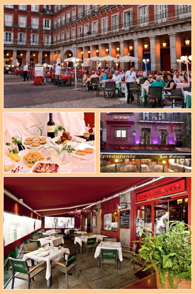 “Los Galayos” fundado en 1894, este restaurante centenario se encuentra en un espacio único como es la Plaza Mayor